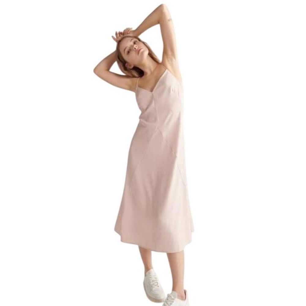 Thakoon NEW A-Line Slip Strap Dress in Blush Pink Size 4 MSRP $225